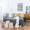 Relaxdays Ovalus bambukinis skalbinių krepšys