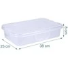 Relaxdays Smėlio dėžė 8x38x25 cm plastikas
