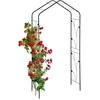 Relaxdays Sodo arka, metalas, 213x106x41 cm, juoda