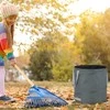 Relaxdays 3 iššokančių sodo maišų rinkinys 85 L pilkas