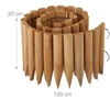 Relaxdays Medinis sodo apvadas 20 cm aukščio