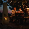 Relaxdays Sodo krosnelė su grilio funkcija
