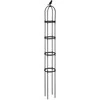 Relaxdays 2 sodo obeliskų rinkinys 188 cm juodos spalvos