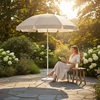 Relaxdays 180 cm sodo skėtis
