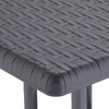 Relaxdays Sodo stalas, 75x61x61 cm, pilka