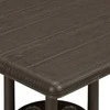 Relaxdays Sodo stalas, 75x61x61 cm, rudas