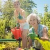 Relaxdays Sodininkystės klūpėjimo suoliukas juodas/žalias