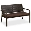 Relaxdays Sodo suoliukas, 78x118x66 cm, Rudas