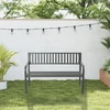 Relaxdays Metalinis sodo suoliukas