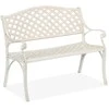 Relaxdays Sodo suoliukas, 83x103x64 cm, baltas