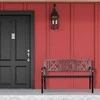 Relaxdays Sodo suoliukas, metalas, 127x63x80.5 cm