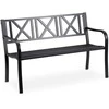 Relaxdays Sodo suoliukas, metalas, 127x63x80.5 cm