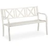 Relaxdays Sodo suoliukas, metalas, 127x63x80.5 cm
