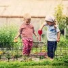 Relaxdays 4 dekoratyvinių sodo tvorelių komplektas