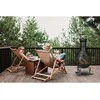 Relaxdays Pilka sodo krosnelė „chiminea“