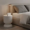 Relaxdays Šoninis staliukas ir taburetė, smėlio laikrodžio formos, metalas