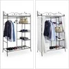 Relaxdays Spinta, metalas, 172x105x45 cm, juoda