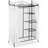 Relaxdays Spinta, metalas, 172x105x45 cm, juoda