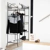 Relaxdays Spinta, metalas, 172x105x45 cm, juoda
