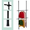 Relaxdays Spinta sistema, 165x75x11 cm iki 300x120x11 cm, Juoda
