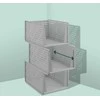 Relaxdays Spintelių organizavimo dėžės, 13x33,5x43,5 cm, plastikas
