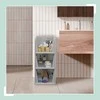 Relaxdays Spintelių organizavimo dėžės, 13x33,5x43,5 cm, plastikas