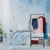 Relaxdays Spintos lentyna su kabliukais, 161x68x33,5 cm