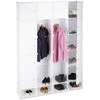 Relaxdays Spintos sistema, 198x145x36.5 cm, juoda