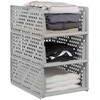 Relaxdays Spintų organizavimo dėžės, 13x33.5x43.5 cm, plastikas