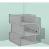Relaxdays Spintų organizavimo dėžės, 13x33.5x43.5 cm, plastikas
