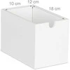 Relaxdays Stalinis organizatorius, 14.5x24.5x20 cm, ruda
