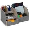 Relaxdays Stalinis organizatorius, 14.5x28x14.5 cm, pilka