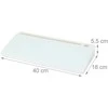 Relaxdays Stalinis organizatorius 5,5x40x18 cm baltas