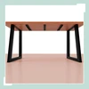 Relaxdays Stalo atramos rinkinys, 3 vnt., metalas, 3 dalys