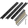Relaxdays Stalo atramos rinkinys, 3 vnt., metalas, 3 dalys