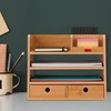 Relaxdays Stalo organizatorius, 26.5x33x24 cm, natūralios spalvos