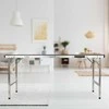 Relaxdays Stalo teniso stalas, sulankstomas, 67,5x151x67,5 cm