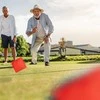Relaxdays Stalo žaidimas, 2-in-1 Cornhole ir Kryžiukai-nuliukai, 4x29,5x51 cm, įvairiaspalvis