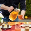 Relaxdays Stiklinis ąsotis su dangteliu 2 litrai