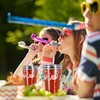 Kodustaar 4 stiklinių puodelių rinkinys su flamingų dizainu