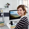 Laikiklis Relaxdays XL monitoriaus stovas su organizatoriumi