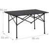 Relaxdays Stovyklavimo stalas, 55x95x53 cm
