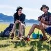 Relaxdays Kempingo kėdutė su nešimo dirželiais
