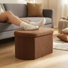 Relaxdays Su audiniu Teddy aptrauktas suoliukas