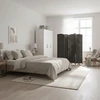 Relaxdays Sulankstoma pertvara 170x160x2 cm mediena