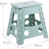 Relaxdays Sulankstoma taburetė 39,5x38,5x32 cm balta, plastikas