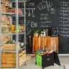 Relaxdays Sulankstomas pirkinių vežimėlis
