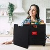 Relaxdays Sulankstomas pirkinių vežimėlis