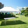 Relaxdays Sulankstomas sodo stalas, didelis, rudas