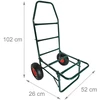Relaxdays Sulankstomas transportavimo vežimėlis, 80 kg